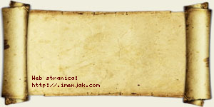 Janoš Nešković vizit kartica